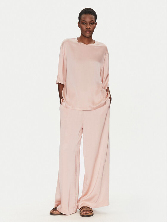 ViCOLO ViCOLO Bluză TD0013 Roz Relaxed Fit