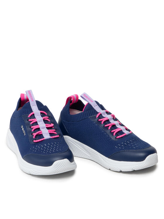 Geox Geox Sneakersy J Sprintye G. B J25FWB 0006K C4268 S Tmavomodrá