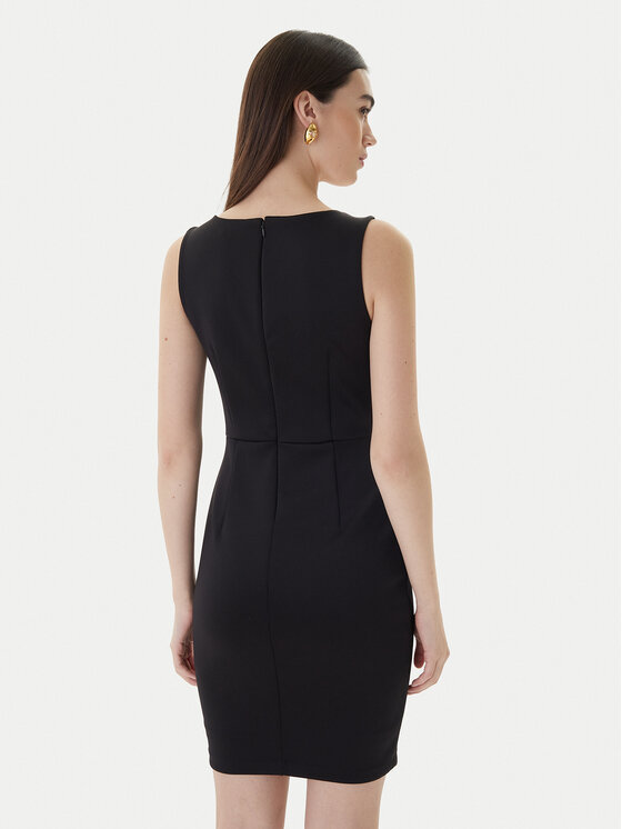 Guess Guess Koktejlové šaty W3YK26 K9UN2 Čierna Slim Fit