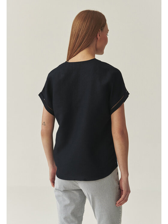 TATUUM TATUUM Blúzka SIRINA 1 Tmavomodrá Loose Fit