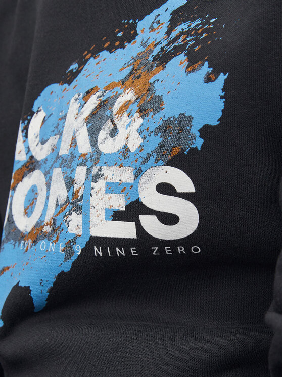 Jack&Jones Junior Jack&Jones Junior Majica dugih rukava 12237210 Crna Regular Fit
