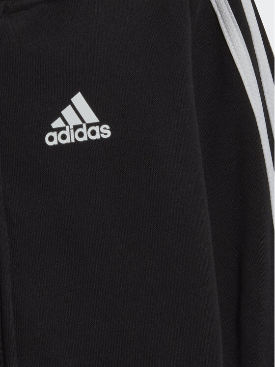 adidas Jogginganzug Essentials Full Zip Hooded Jogger Set HR5866 Schwarz Regular Fit Modivo