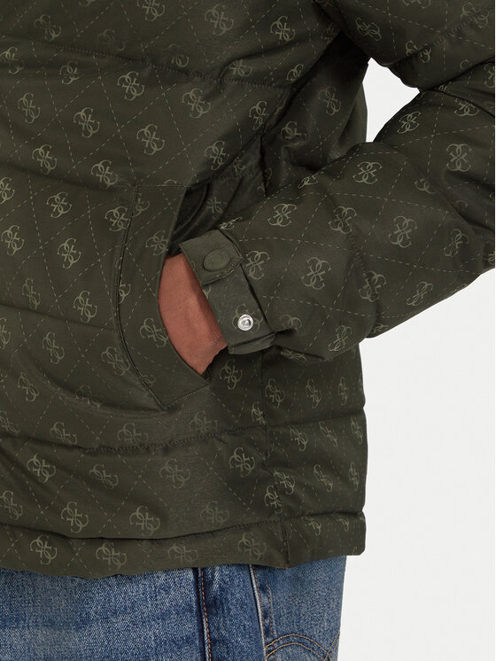 Guess Guess Ziemas jaka M5BL0B W2322 Haki Relaxed Fit