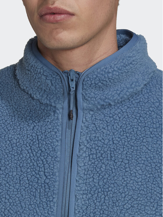 adidas adidas Bunda pro přechodné období Reclaim Sherpa Jacket HK2770 Modrá Regular Fit