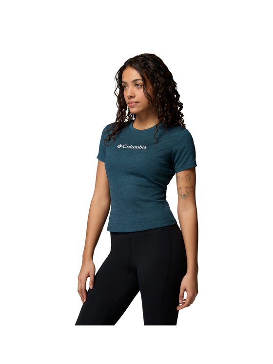 Columbia Columbia T-Shirt 210369 Niebieski Regular Fit