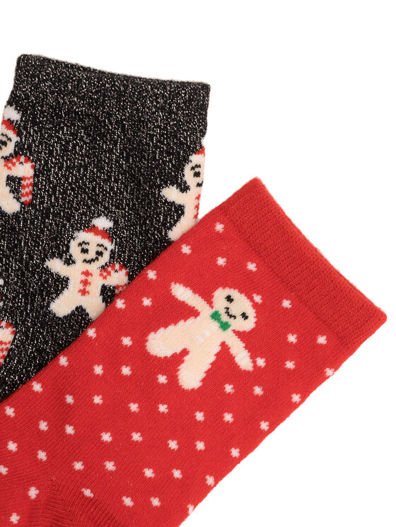 Nelli Blu Nelli Blu 2er-Set hohe Kindersocken 7KB-005-AW23 (2-pack) Bunt