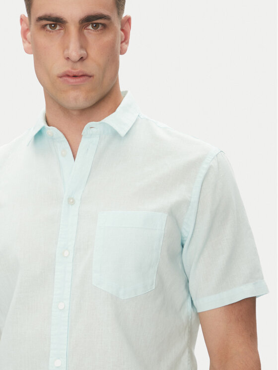 Blend Blend Поло 20718374 Голубий Regular Fit