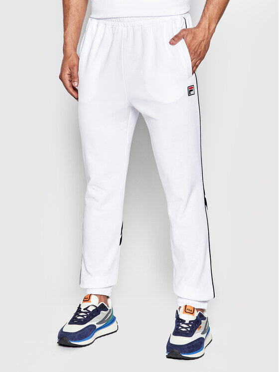 Fila Pantalon jogging Zvolen FAM0087 Blanc Regular Fit Modivo