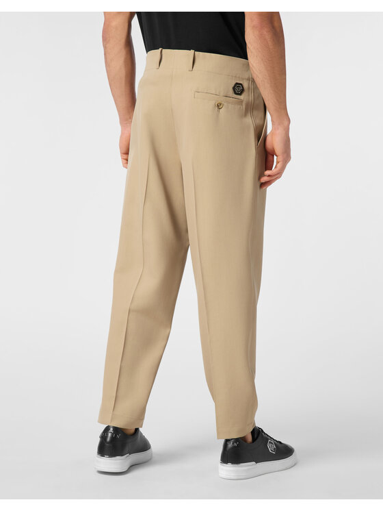 PHILIPP PLEIN PHILIPP PLEIN Chinosy 24569 Beżowy Chino Fit