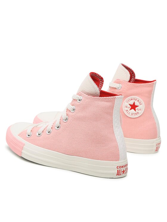 Converse Converse Trampki Ctas Hi A00880C Różowy