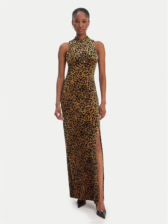 Guess Guess Večerné šaty W6RK10 KA652 Béžová Regular Fit
