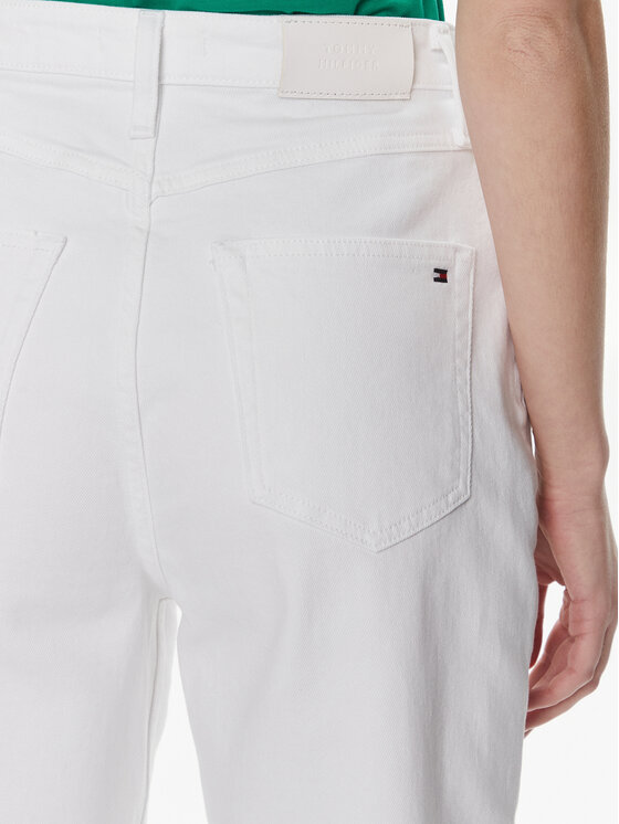 Tommy Hilfiger Tommy Hilfiger Traperice WW0WW41319 Bijela Straight Fit