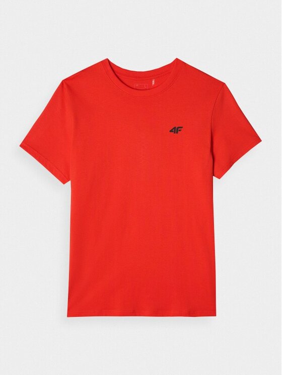 4F 4F T-Shirt 4FWMM00TTSHM2256-62S Czerwony Regular Fit