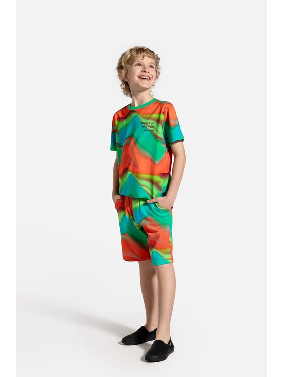 Coccodrillo Coccodrillo Szorty WC4120502DWJ-022 Kolorowy Regular Fit