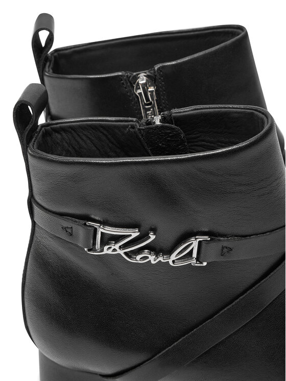KARL LAGERFELD KARL LAGERFELD Μποτάκια KL30354 Μαύρο