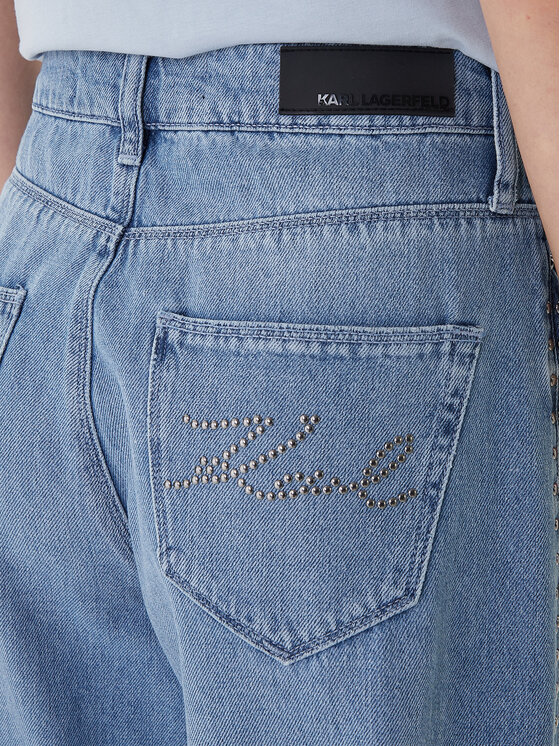 KARL LAGERFELD KARL LAGERFELD Jeans B1W10047 Blau Wide Leg