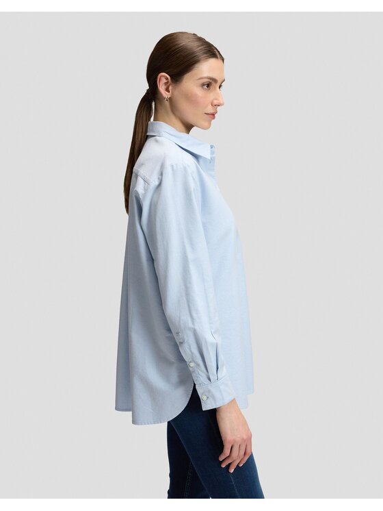 Lee Lee Koszula BOYFRIENDS SHIRT Niebieski Relaxed Fit