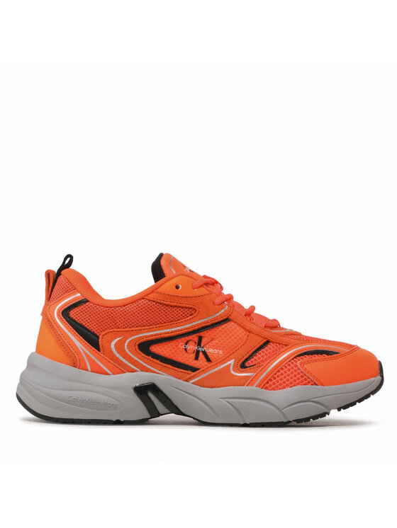 Sneakers Calvin Klein Jeans Retro Tennis Su-Mesh YM0YM00589 Shocking Orange/Formal Grey S07