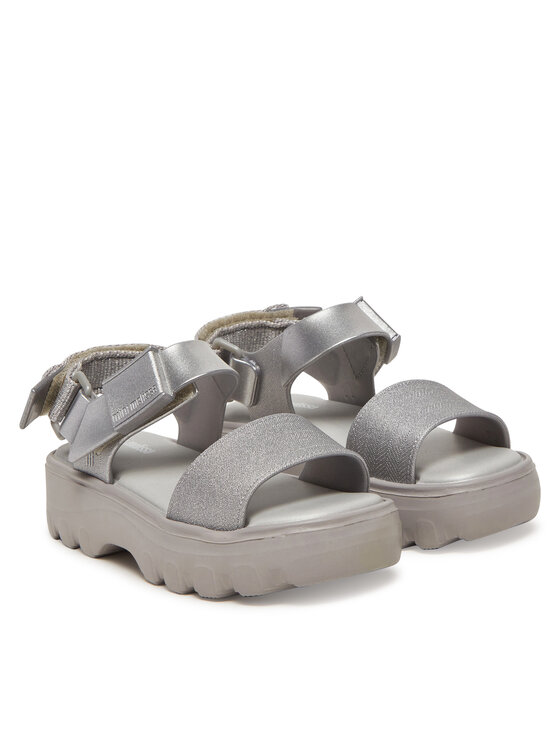 Melissa Melissa Sandali Melissa Kick Off Sandal Inf 35692 Srebrna