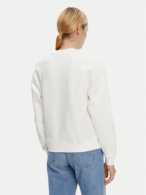 Tommy Hilfiger Tommy Hilfiger Felpa WW0WW45980 Écru Regular Fit