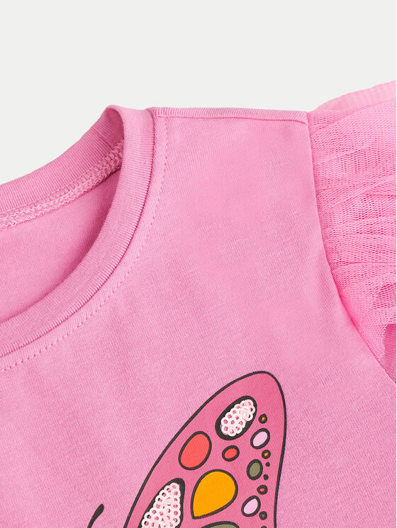 Coccodrillo Coccodrillo Kleid für den Alltag ZC4129102MGK Rosa Regular Fit