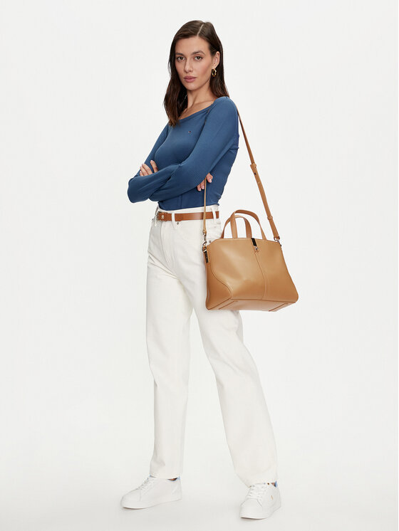 Tommy Hilfiger Tommy Hilfiger Rankinė Heritage Satchel AW0AW16318 Ruda