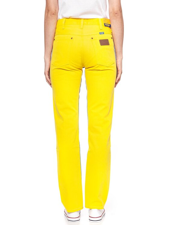 Wrangler Wrangler Jeansy 11MWZ Żółty Slim Fit