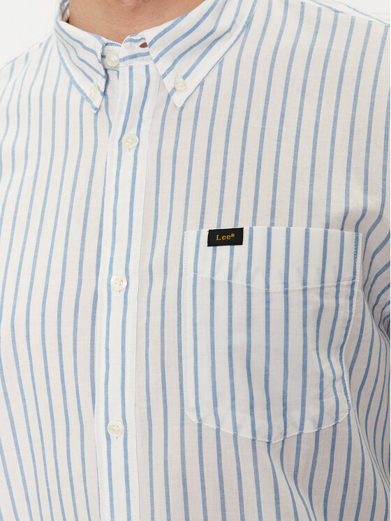 Lee Lee Koszula 112349979 Biały Regular Fit