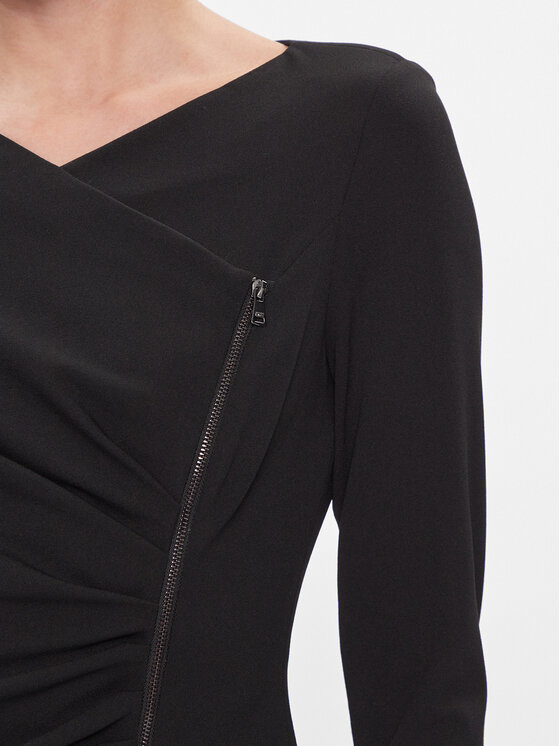 DKNY DKNY Φόρεμα κοκτέιλ DD3J1493 Μαύρο Regular Fit