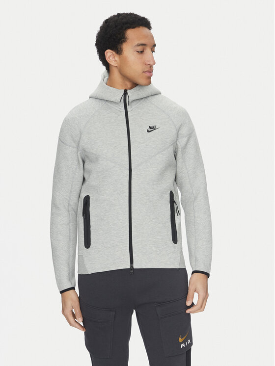 Nike Nike Mikina FB7921 063 Šedá Regular Fit
