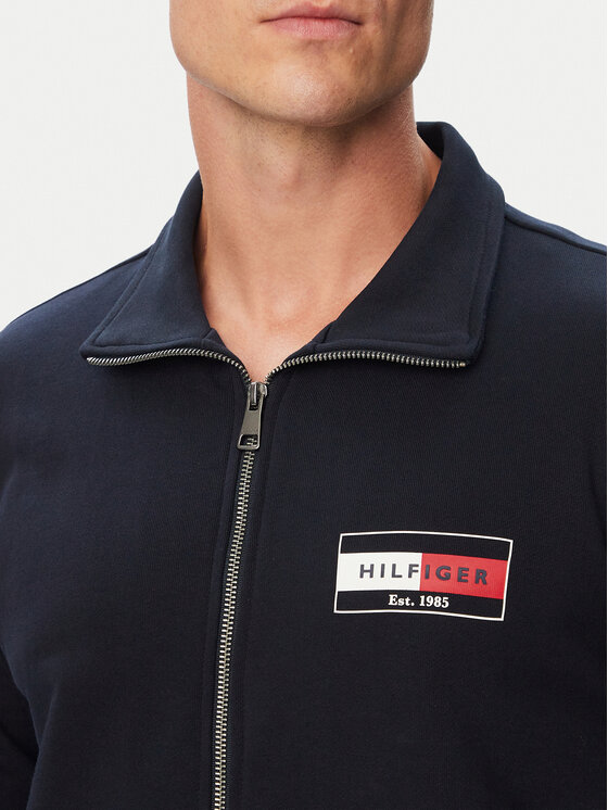 Tommy Hilfiger Tommy Hilfiger Bluza Brand Love MW0MW44941 Granatowy Regular Fit