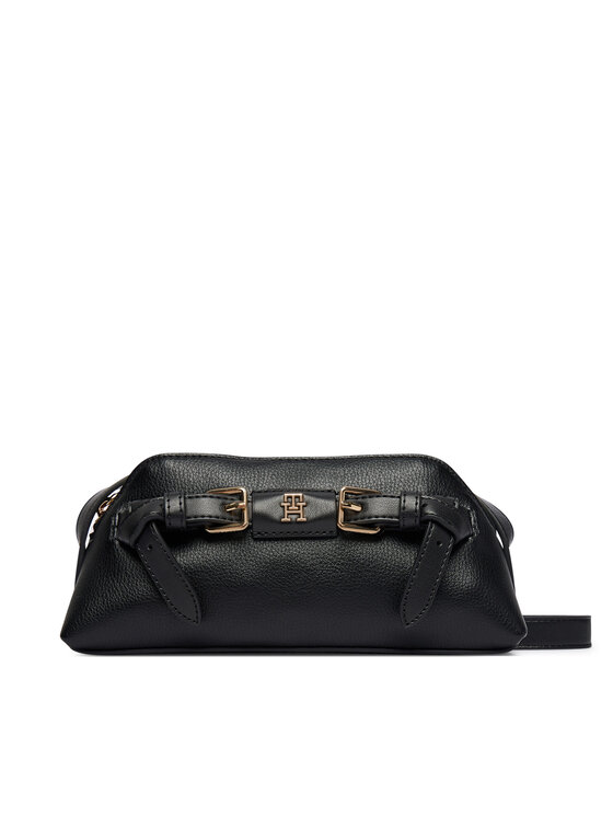 Tommy Hilfiger Tommy Hilfiger Τσάντα Th Buckle Micro Crossover AW0AW19511 Μαύρο