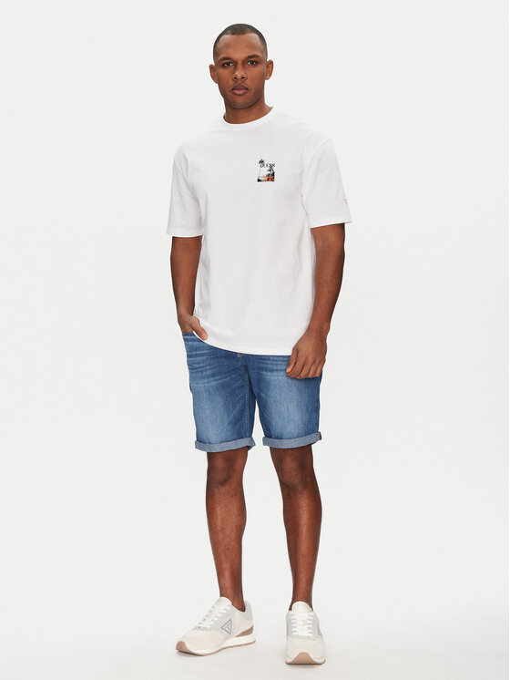 Guess Guess Szorty jeansowe M5GD01 D5MZ2 Niebieski Regular Fit