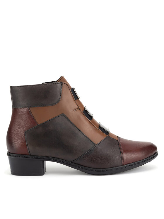 Rieker Trzewiki Y0764-35 Brązowy