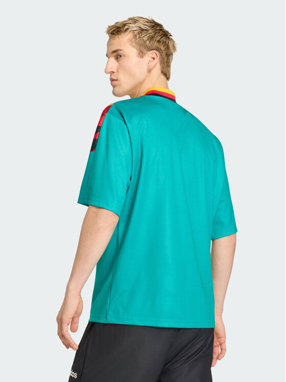 adidas adidas Koszulka techniczna 162108 Zielony Loose Fit