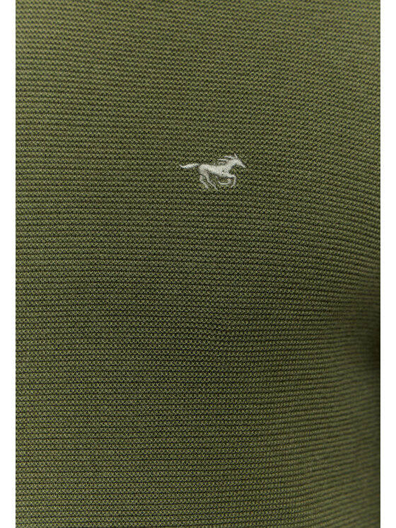 Mustang Mustang Sweter ELLIOT Zielony Regular Fit