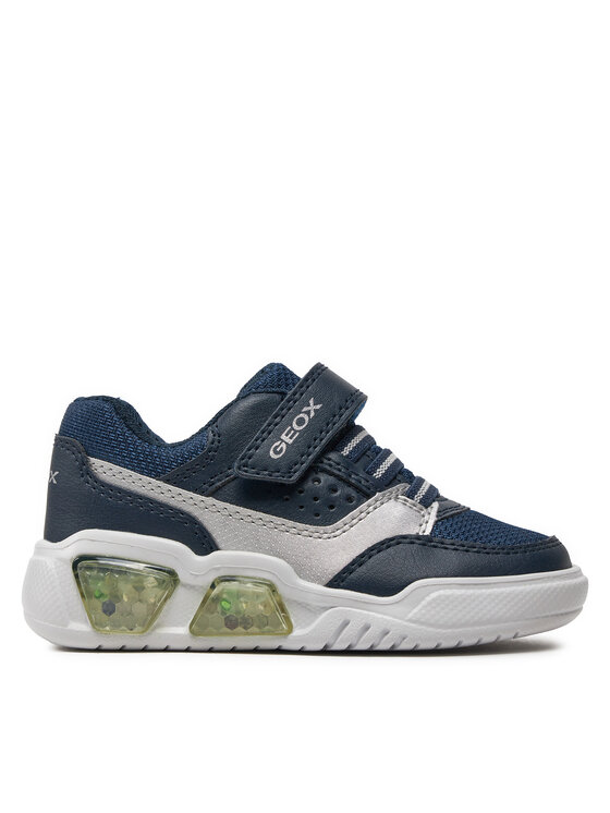 Geox Geox Sneakersy J Illuminus Boy J45GVC 0BU11 C0673 M Tmavomodrá