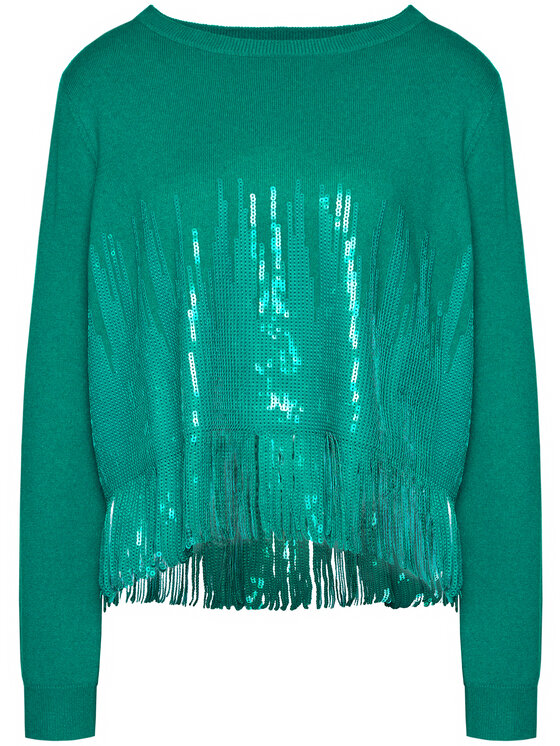 PINKO Pinko Maglione Trial 21 BLK01 1G15SL Y6TR Verde Regular Fit