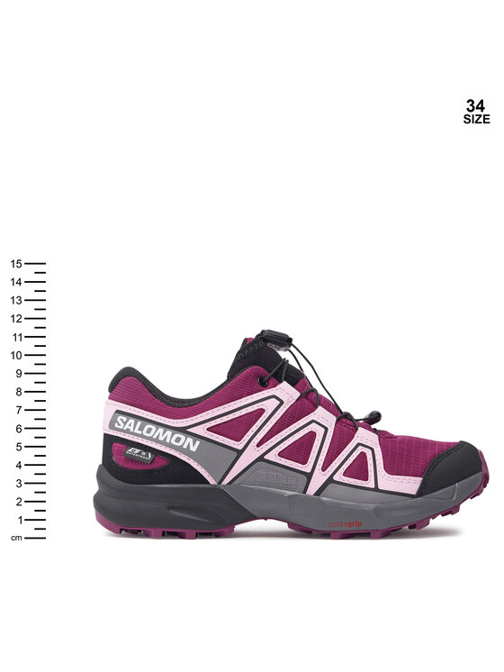 Salomon Salomon Παπούτσια πεζοπορίας Speedcross Waterproof L47574300 Μωβ