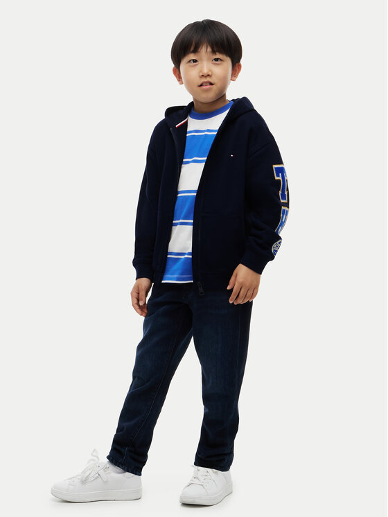 Tommy Hilfiger Tommy Hilfiger Суитшърт Brand Love KB0KB10632 Тъмносин Regular Fit