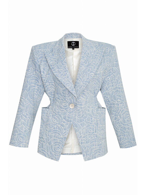 Magda Matyja Magda Matyja Marynarka Fiorina Blazer Niebieski Oversize