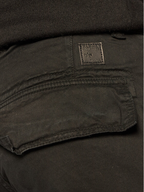 Alpha Industries Alpha Industries Παντελόνι υφασμάτινο Agent 158205 Μαύρο Regular Fit