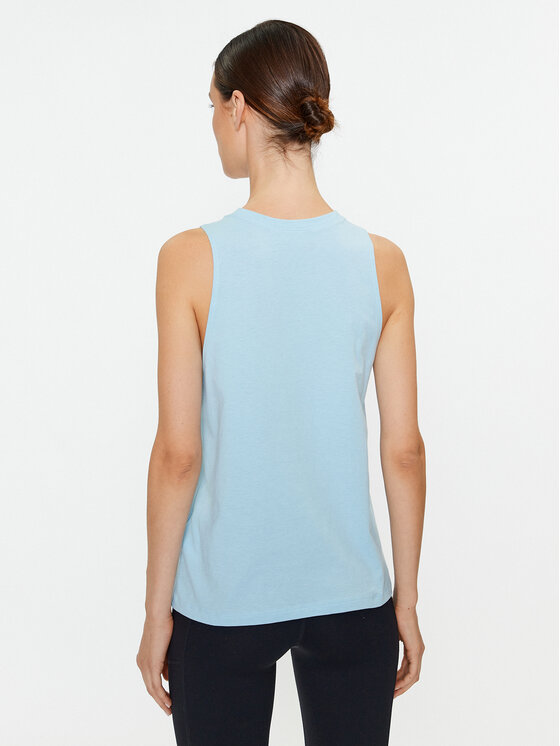 Under Armour Under Armour Top Ua W Live Sportstyle Tank 1356297 Niebieski Loose Fit