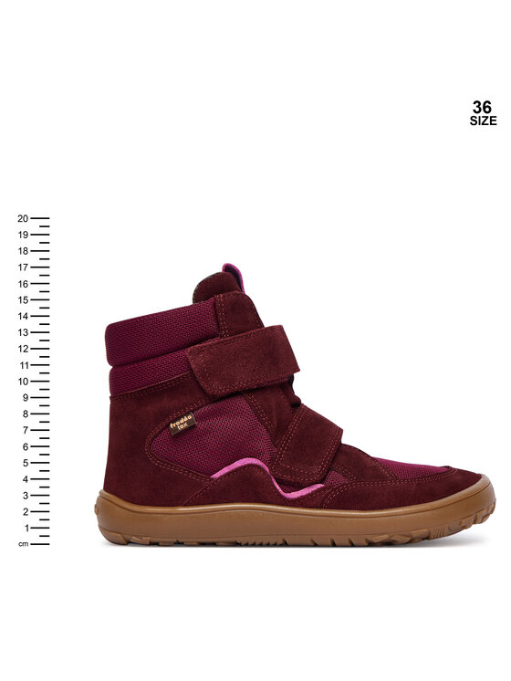 Froddo Froddo Zimske čizme Barefoot Tex Winter Tl G3160247-6T DD Tamnocrvena