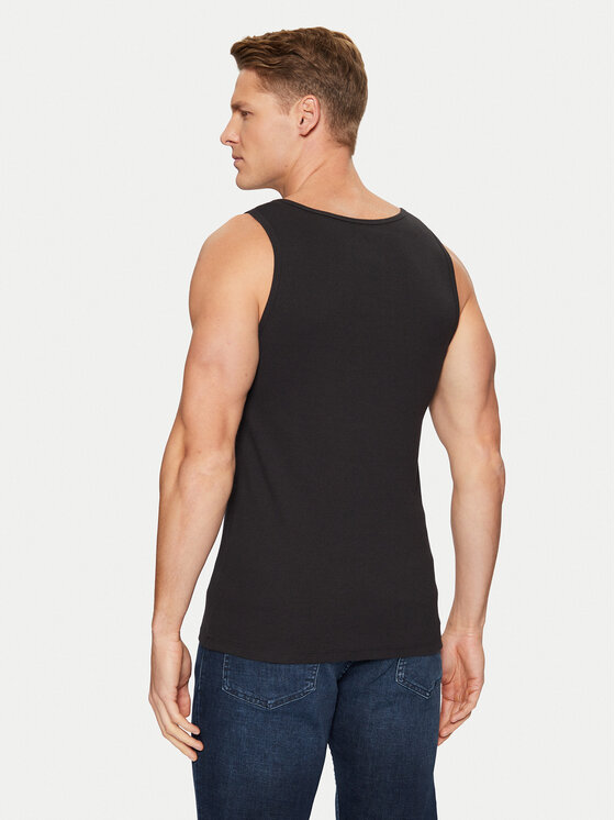 BOSS BOSS Komplekti kuulub 3 tank topi 50542132 Must Regular Fit