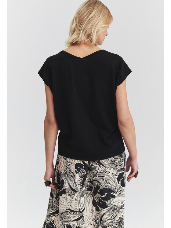 TATUUM TATUUM Halenka FRAMA Černá Loose Fit
