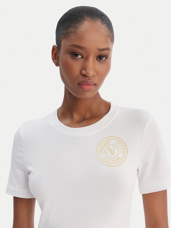 Versace Jeans Couture Versace Jeans Couture Повсякденна сукня 80HAOT02 CJ03T Білий Slim Fit