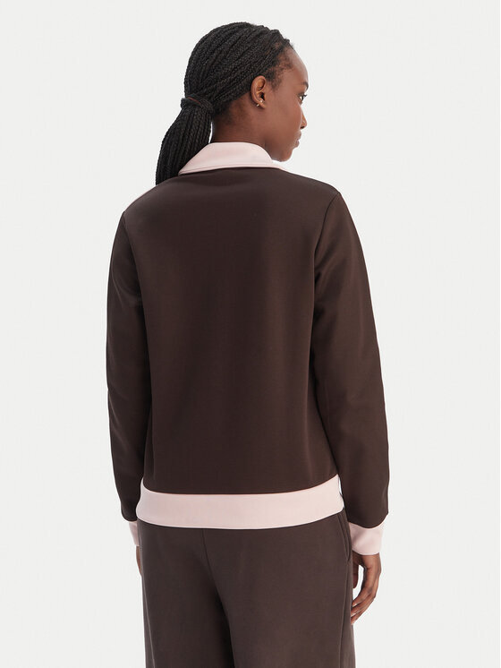 adidas adidas Majica dugih rukava adicolor Classic KD3742 Smeđa Regular Fit