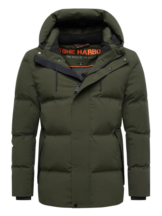 Stone Harbour Stone Harbour Kurtka zimowa Taviaan Zielony Regular Fit