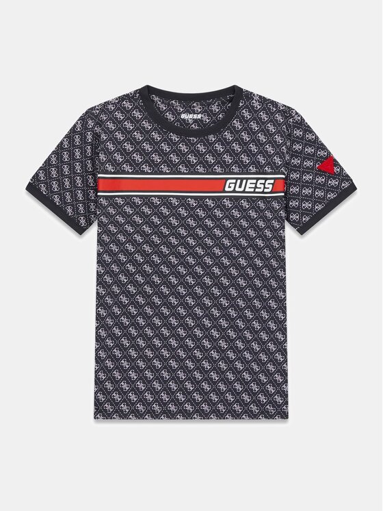 Guess Kids Guess Kids T-Shirt 166053 Czarny Classic Fit